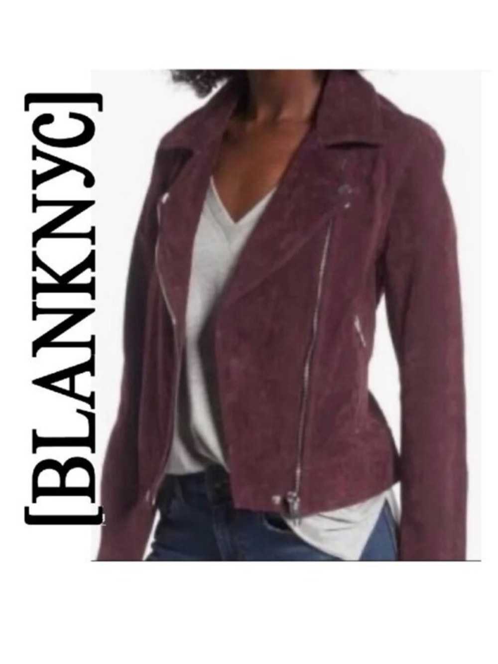 NWT ~ BLANKNYC SUEDE MOTO JACKET sz M